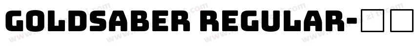 Goldsaber Regular字体转换